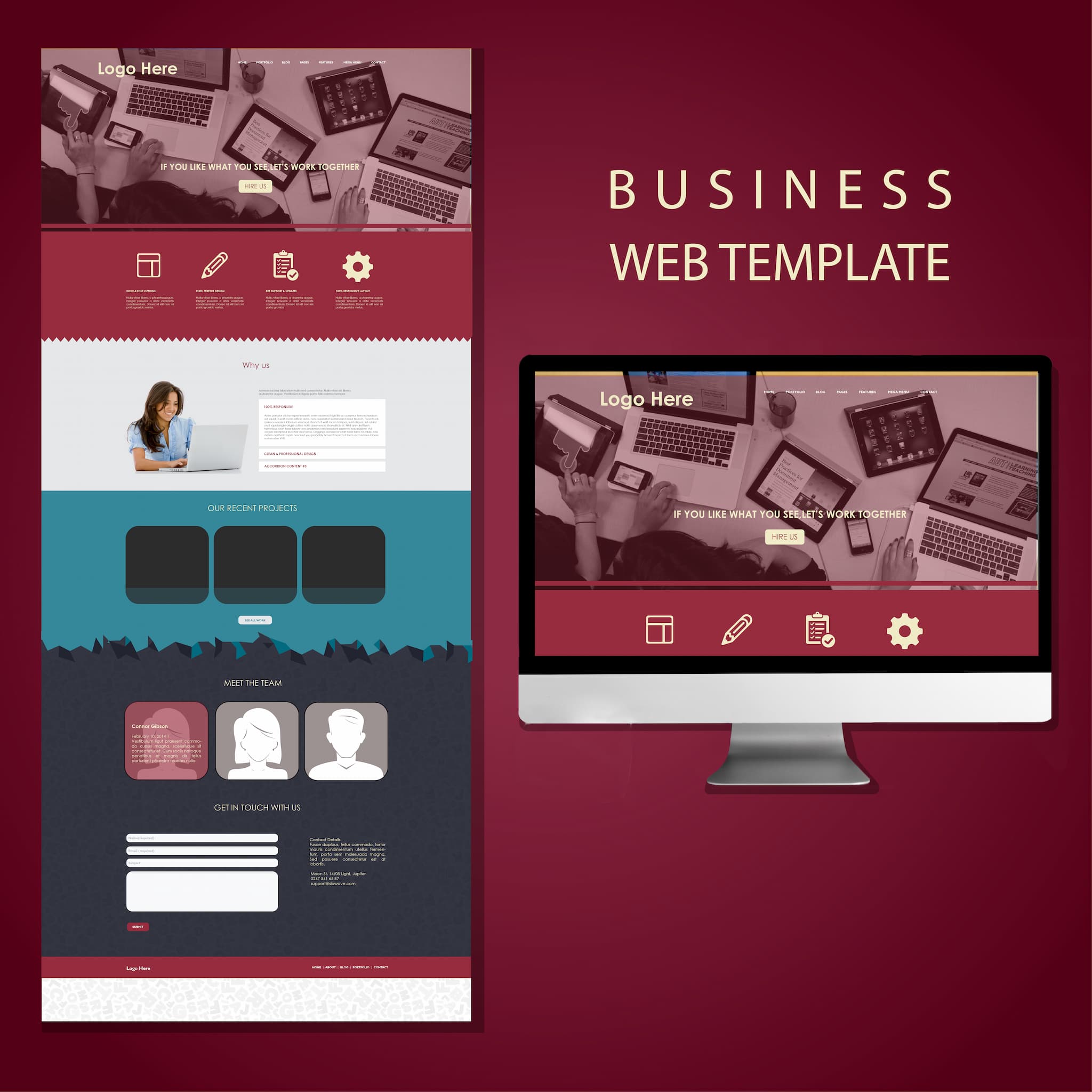 Wordpress-koduleht-mockup pilt VDisain