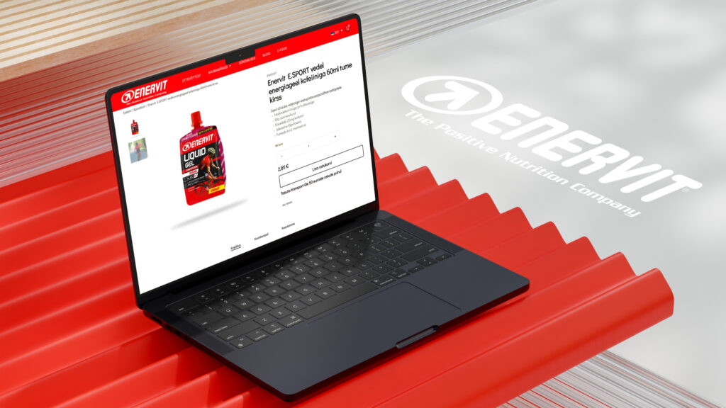 Enervit vebileht kujundus VDisain