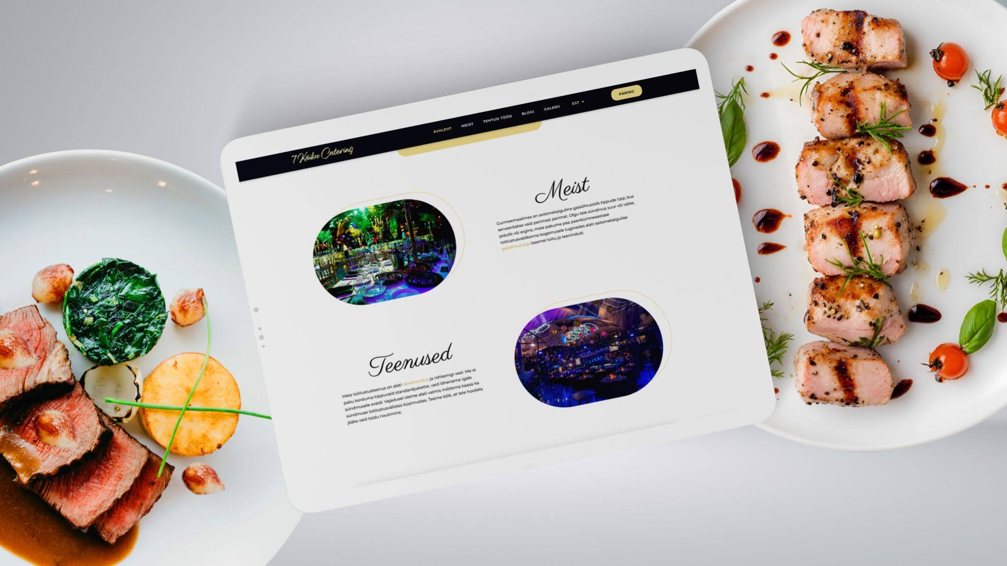 7k catering kujundus VDisain